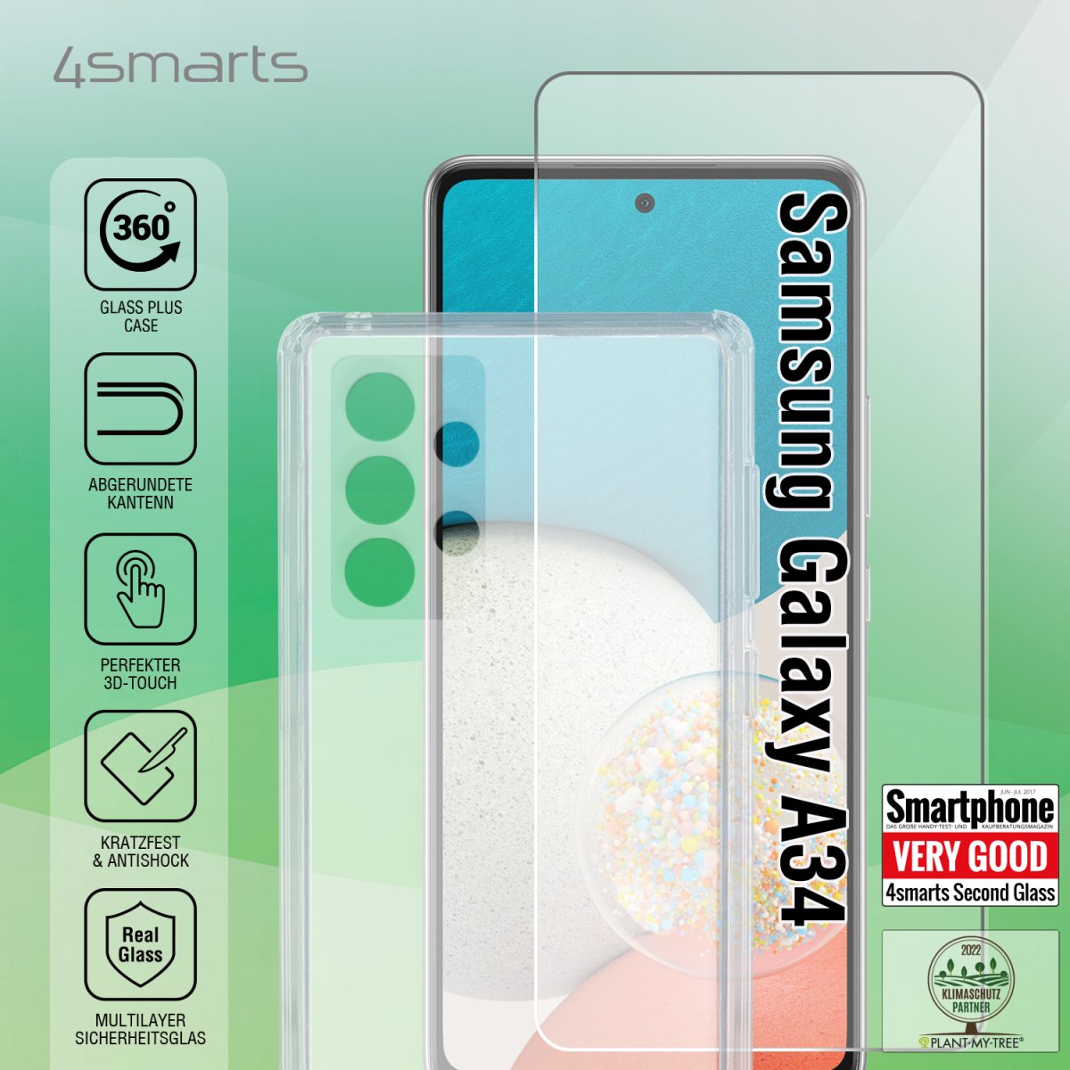 4smarts 360° Starter Set für Samsung Galaxy A34 4smarts 360° Starter Set für Samsung Galaxy A34